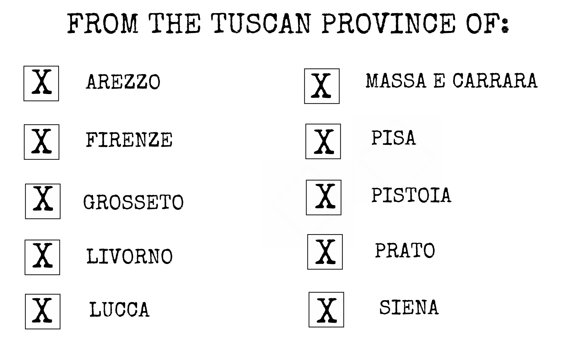 tuscan provinces