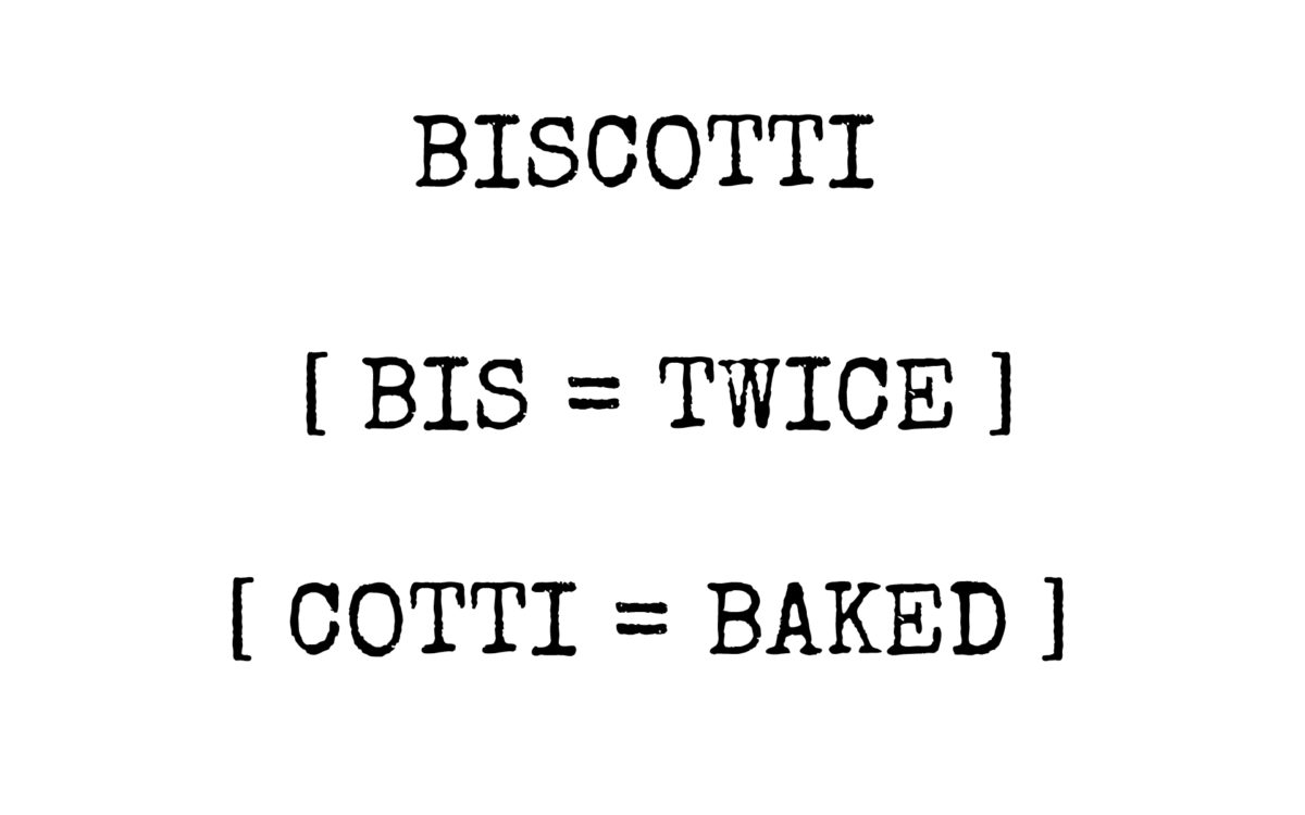 Culinary Dictionary Biscotti Foods of Florence